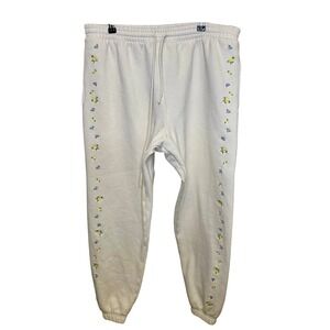 Floral Embroidered Women's Joggers